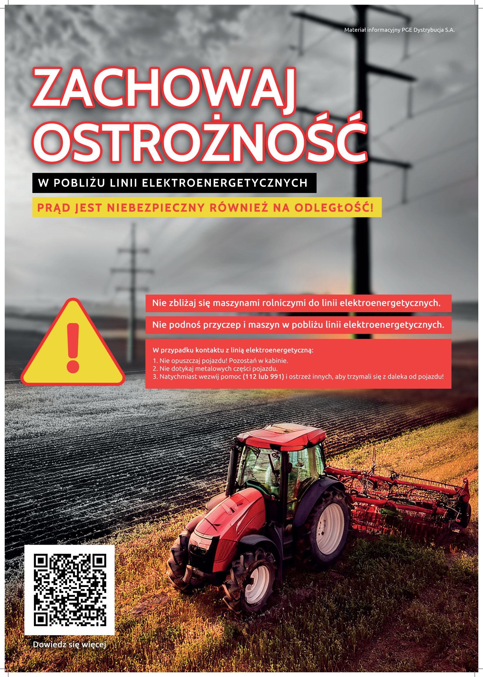 Plakat Zachowaj Ostroznosc