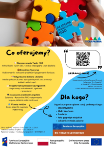 Akademia Skutecznych NGO plakat
